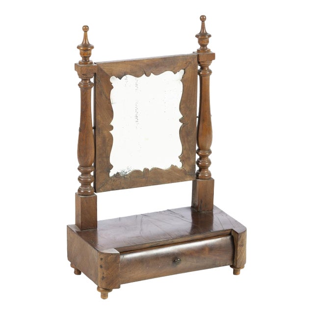 Dressing Table with Tilting Mirror, 19th Century For Sale