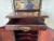 1900's Antique English Mahogany Brass Framed Music Cabinet For Sale - Image 9 of 12