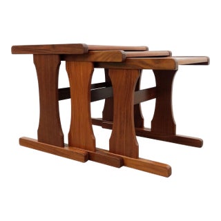 Set of Vintage Mid Century Modern Teak Nesting Tables by G Plan For Sale