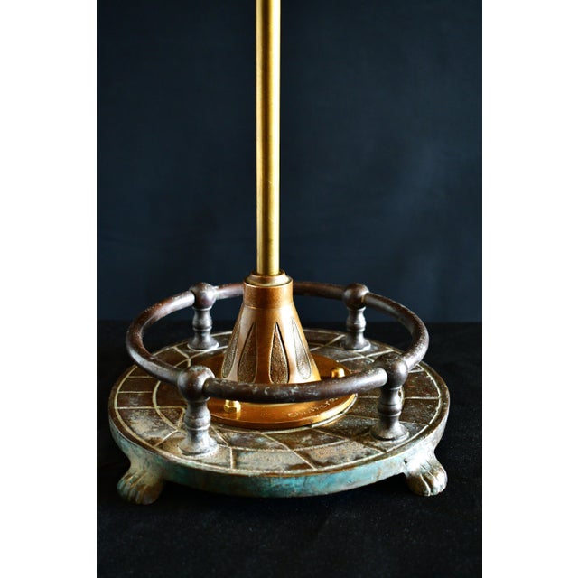 19th Century Industrial Welsbach Gas Table Lamp For Sale In New York - Image 6 of 10
