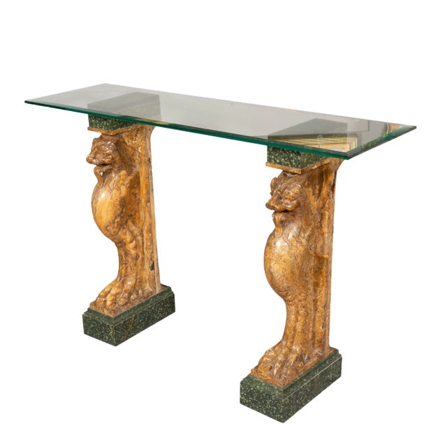 Italian Marble Console Table For Sale - Image 12 of 13