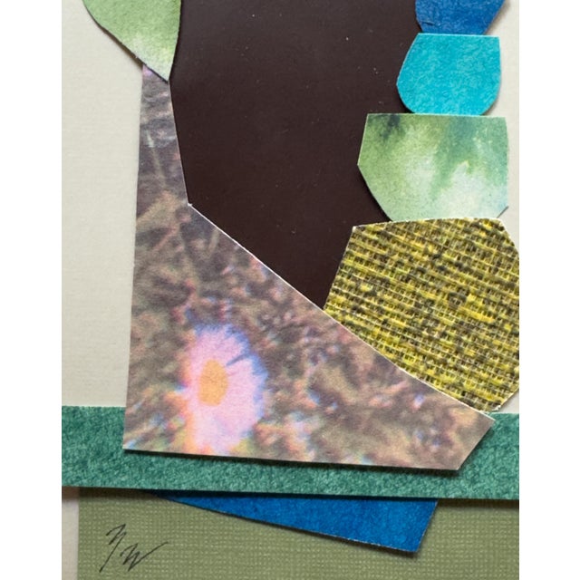 Paper "Petal 5" Original Mixed-Media Collage on Paper by Zac Woodiel For Sale - Image 7 of 10