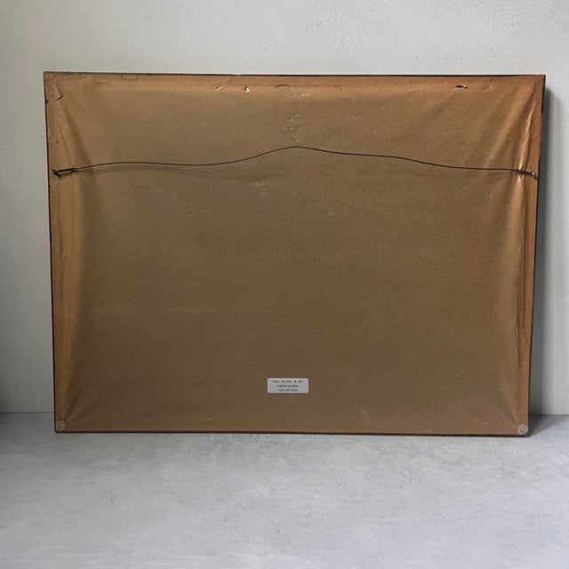 Framed 1968 artist’s proof print titled “Stretching,” signed Shelly Fink in pencil at lower right and marked “AP” at upper...