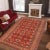 Shabby Chic 1980s 1980s Rustic Vintage Kazak Red Wool Rug - 9'9'' X 13'3'' For Sale - Image 3 of 10