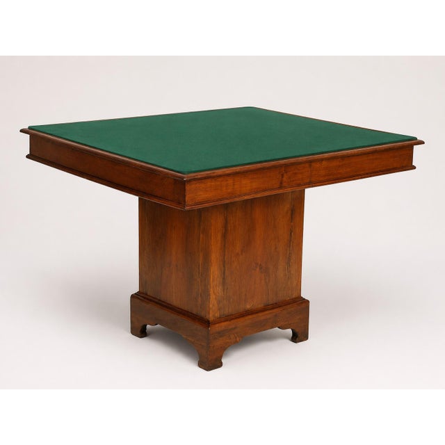 19th-Century Italian Walnut Game or Dining Table For Sale - Image 6 of 14