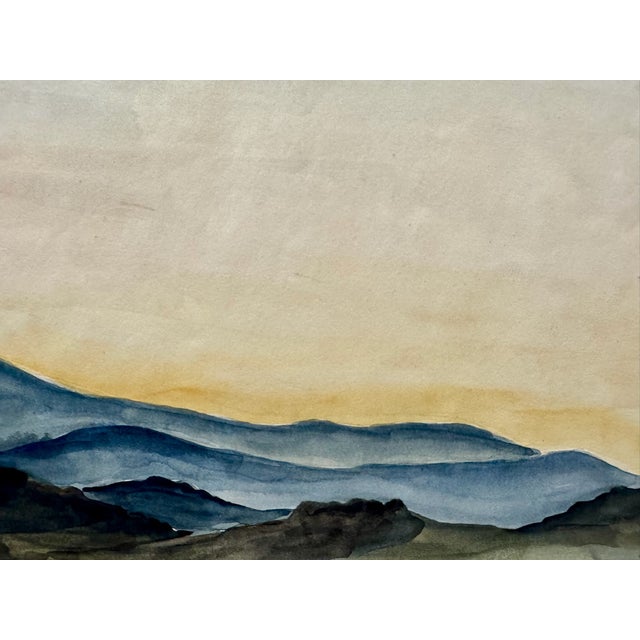 Rustic Henry Emil Salloch Original Watercolor on Paper Barga, Italy. 1935. For Sale - Image 3 of 7