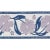 Contemporary Sample - Schumacher Adra Hand Blocked Tape in Lilac & Blue For Sale - Image 3 of 3