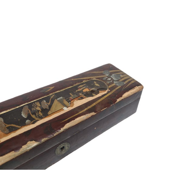 Japanese Lacquerware Box, 1950s For Sale - Image 4 of 13
