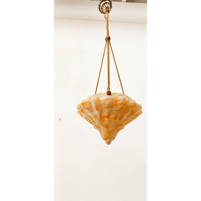 Murano Glass Suspension with Silk Rope Cables For Sale - Image 4 of 18
