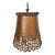 Brutalist Handcrafted Copper Pendant Lamp in Tom Greene, 1960s For Sale - Image 9 of 18