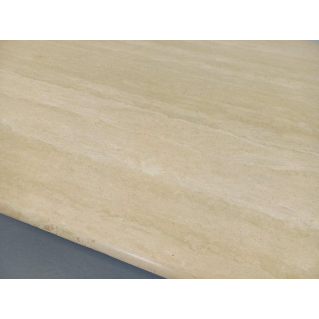 Vintage Rectangular Travertine Coffee Table, 1970s For Sale - Image 13 of 17