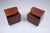 Art Deco Dark Wood Nightstands, 1940s, Set of 2 For Sale - Image 9 of 15
