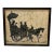 Vintage Chinese Framed Batik Fabric Art-Horse Carriage "The Inspection Tour" For Sale