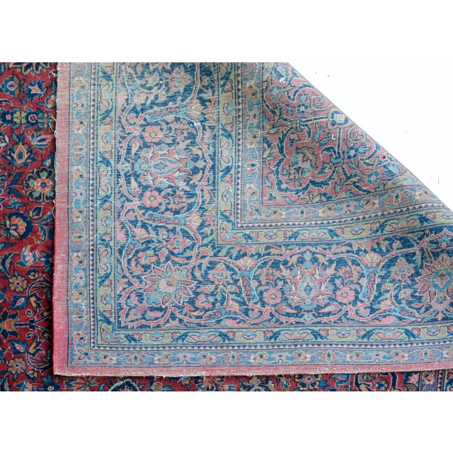 Early 20th Century Persian Kashan Rug For Sale - Image 9 of 11