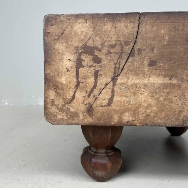 Low Keyaki Wooden Table, Japan, 1920s For Sale - Image 6 of 18