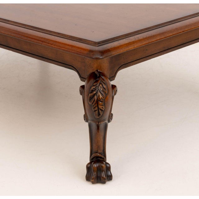 Wood Ralph Lauren George III Style Walnut Coffee Table For Sale - Image 7 of 10