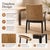 Not Yet Made - Made To Order Rattan Arm Chair, Solid Mahogany Frame, Woven Backrest, Cotton Cushion, Tropical Accent Chair For Sale - Image 5 of 12