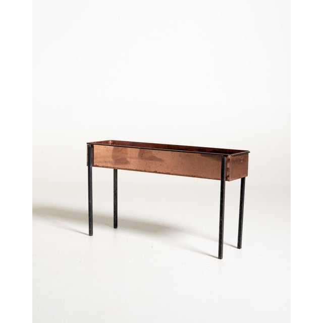 Rectangular Copper and Metal Planter, 1960s For Sale - Image 4 of 12