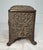 Bronze Rare Antique Ornate 1890 Cast Iron Jewel Chest (Coffin Bank) by Hart Co. Usa For Sale - Image 8 of 15