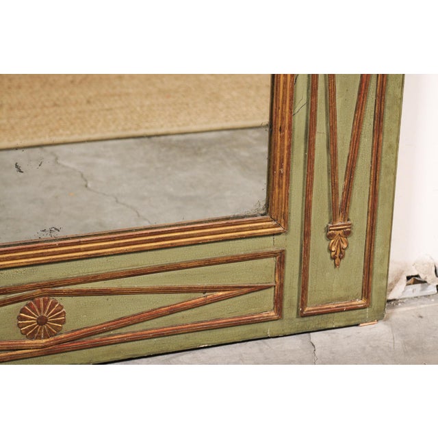 Large 19th C. Trumeau Mirror With Swan Motif For Sale - Image 16 of 16