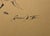 Original ink drawing on board. Hand signed on front by Michael Gorban. Paper size: 8.5 x 11.75 inches. Frame size: 14 x 17...