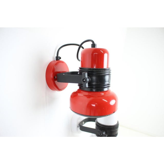 Gold Mid-Century Wall Lamp by Elektrofem, Hungary, 1970s For Sale - Image 8 of 17