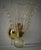 Murano Art Glass and Brass Wall Light, 2000s For Sale - Image 9 of 9