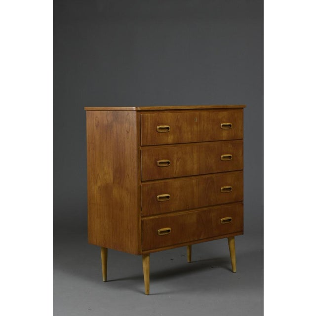 Scandinavian Teak Chest of Drawers, 1960s For Sale - Image 10 of 13