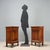 Pair of Louis Philippe style nightstands made of walnut, dating back to the second quarter of the 19th century in Italy....