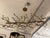Gold Branch Form Gilt Metal + Glass Droplets Chandelier For Sale - Image 8 of 12