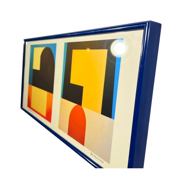 Abstract Color Field "Houses, Number Three" Original Limited Edition Giclée Print For Sale - Image 4 of 7