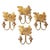 Hollywood Regency Gilt Acanthus Leaf Wall Lights, 1950s, Set of 3 For Sale - Image 17 of 17