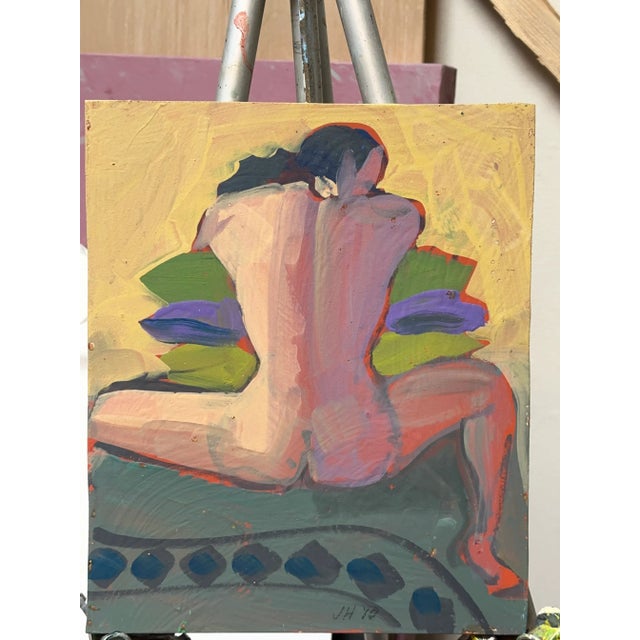 Two sided painting!! There is a 10” x 12” painting on both sides of this Masonite panel. Bonus painting. Priced for one....