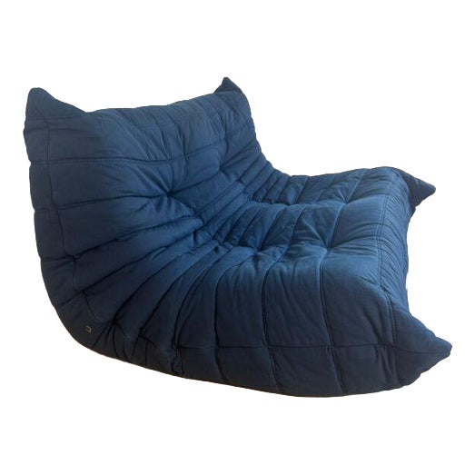 Two-Seater Togo Sofa by Michel Ducaroy for Ligne Roset, 1973 For Sale
