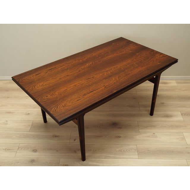 Brown Danish Rosewood Table by Henning Kjaernulf for Vejle Stole & Møbelfabrik, 1960s For Sale - Image 8 of 18