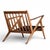 Restored Poul Jensen for Selig Danish Z Chair Black Leather 1950s For Sale - Image 14 of 18