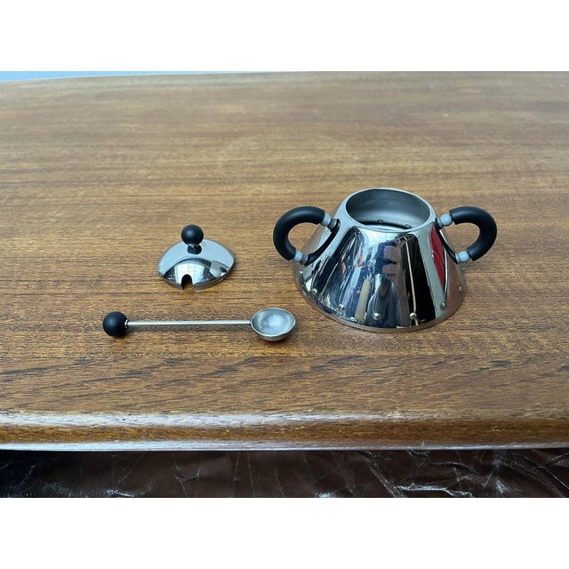 Postmodern Italian Sugar and Milk Tray by Micheal Graves for Alessi, 1980s, Set of 3 For Sale - Image 10 of 18