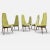 6 Green High Back 2051 C Dining Chairs by Adrian Pearsall for Craft Associates For Sale - Image 6 of 18