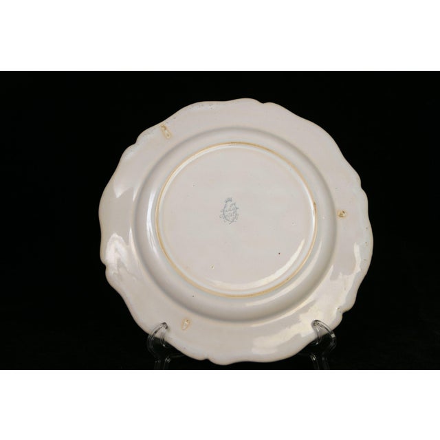 19th C. Lille Faience Country Kitchen Plate, France For Sale - Image 4 of 5