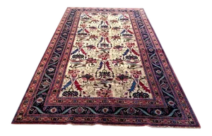 Camel Ground Persian Tabriz Rug