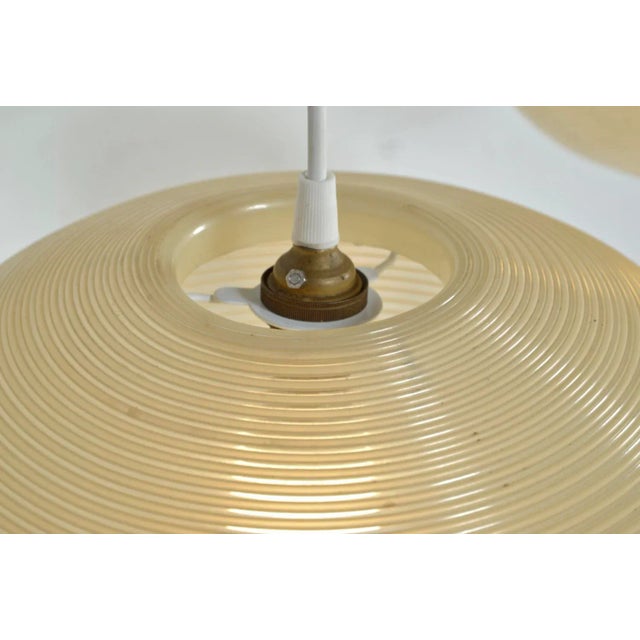 Midcentury Rotaflex Ceiling Pendant Lights by John & Sylvia Reid, 1958, Set of 4 For Sale - Image 10 of 13