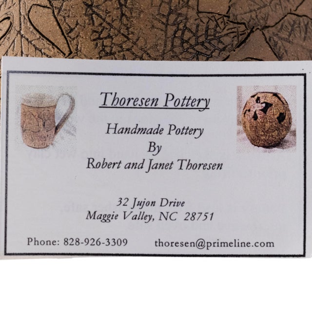 Signed Studio Art Pottery by Thoresen Pottery For Sale In Atlanta - Image 6 of 6