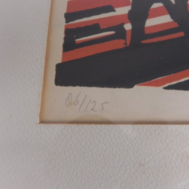 Litho Akke Sins, Plowing Farmers, 1963, Lithograph, Framed For Sale - Image 12 of 14