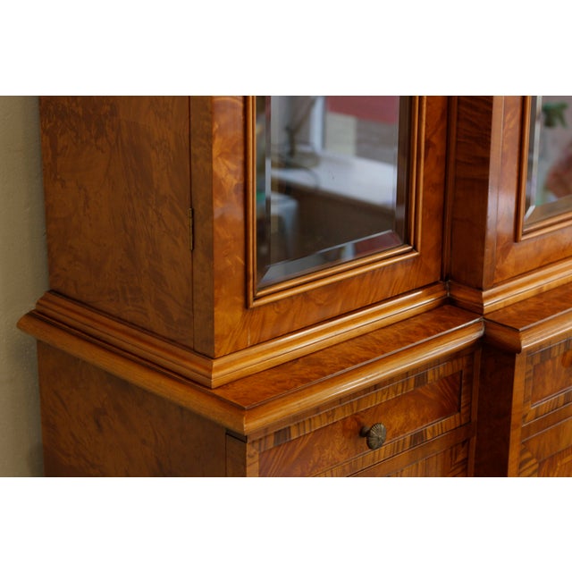 Wood Italian Illuminated Breakfront Display Case from Provasi, 1990s For Sale - Image 7 of 18