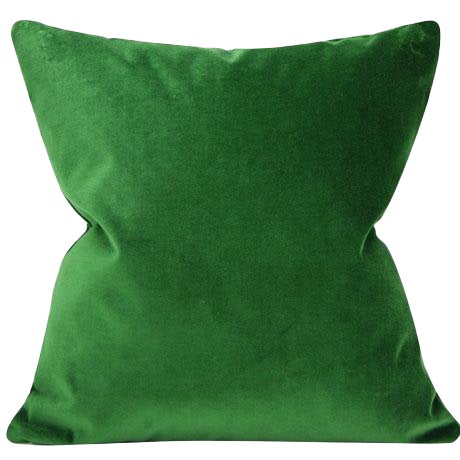 Emerald Green Velvet Pillow Cover 22 Chairish