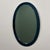 Glass Italian Blue Oval Mirrors attributed to Cristal Arte by Gio Ponti, 1970s, Set of 2 For Sale - Image 7 of 14