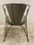 Original retail $3905, timeless Caracole Modern Taupe Leather Live Wire Accent Chair, tufted seat back, tungsten finished...