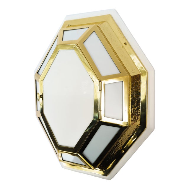 Art Deco Wall Lamp, 1950s For Sale