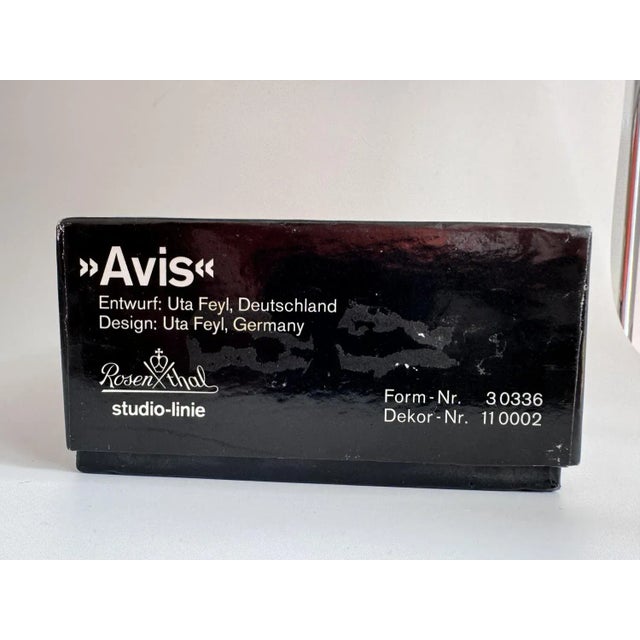 1980s Avis Glass Candleholder by Uta Freyl for Rosenthal Studio Line, Germany, 1980s For Sale - Image 5 of 9
