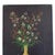 Small vintage floral still life, painting of a bouquet of flowers in a vase, signed and dated David M, 1980, Belgium, at...